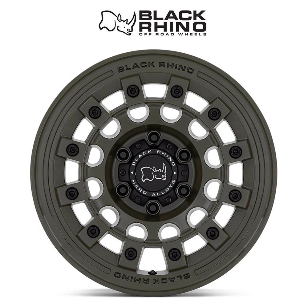 トヨタ ランドクルーザー用 フューエル フジ 17x8J ET 20 フロント、リア オリーブドラブ・グリーン ホイール４本セット　Fuel FUJI 17X8 6X5.5 106 OD-GRN +20 (消費税、送料込み)