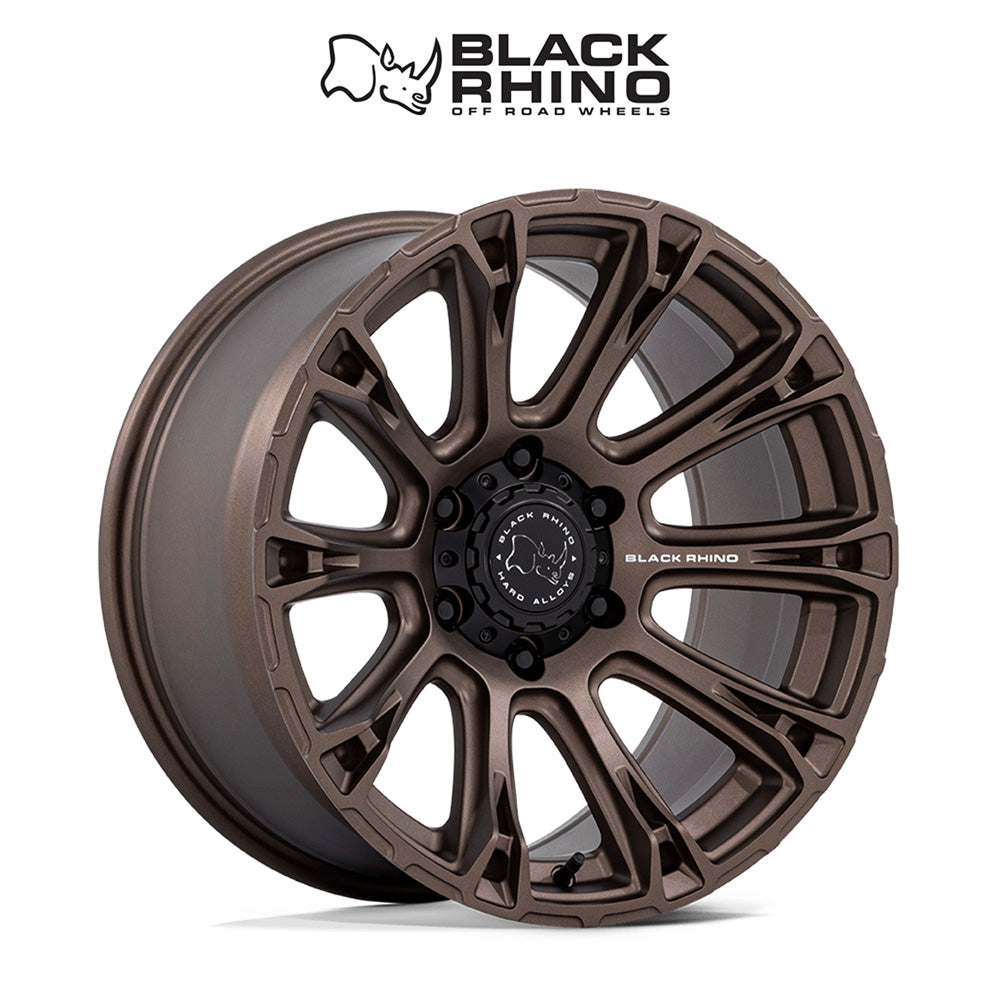 トヨタ ランドクルーザー用ブラックライノ ダイアモンドバック 17x8.5J ET 25 フロント、リア バーントブロンズ ホイール４本セット　Black Rhino DIAMONDBACK 17X8.5 6X5.5 106 +25 B-BRNZ (消費税、送料込み)
