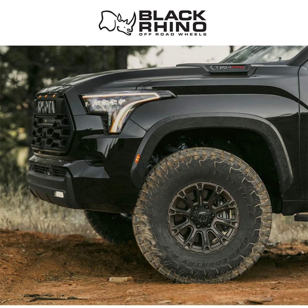 トヨタ ランドクルーザー用ブラックライノ ダイアモンドバック 17x8.5J ET 25 フロント、リア バーントブロンズ ホイール４本セット　Black Rhino DIAMONDBACK 17X8.5 6X5.5 106 +25 B-BRNZ (消費税、送料込み)