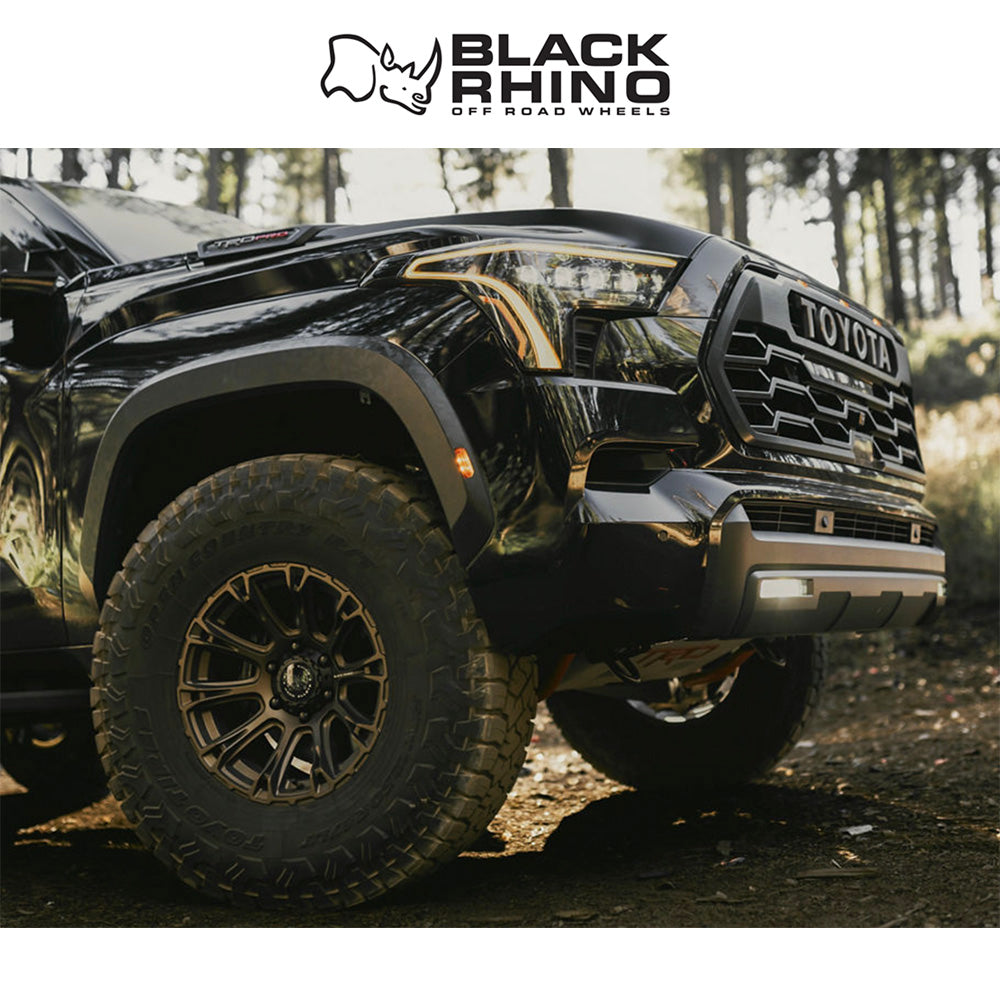トヨタ ランドクルーザー用ブラックライノ ダイアモンドバック 17x8.5J ET 25 フロント、リア バーントブロンズ ホイール４本セット　Black Rhino DIAMONDBACK 17X8.5 6X5.5 106 +25 B-BRNZ (消費税、送料込み)