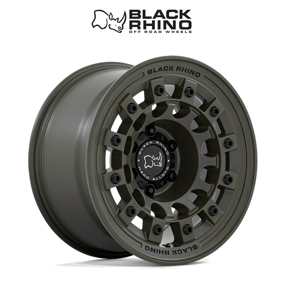 トヨタ ランドクルーザー用 フューエル フジ 17x8J ET 20 フロント、リア オリーブドラブ・グリーン ホイール４本セット　Fuel FUJI 17X8 6X5.5 106 OD-GRN +20 (消費税、送料込み)