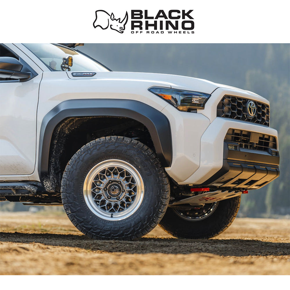 トヨタ ランドクルーザー用ブラックライノ グラーツ 17x8.5J ET 25 フロント、リア グロスガンメタルマシンドリップ ホイール４本セット　Black Rhino GRAZ 17X8.5 6X5.5 106 +25 G-GNMTL-MCH (消費税、送料込み)