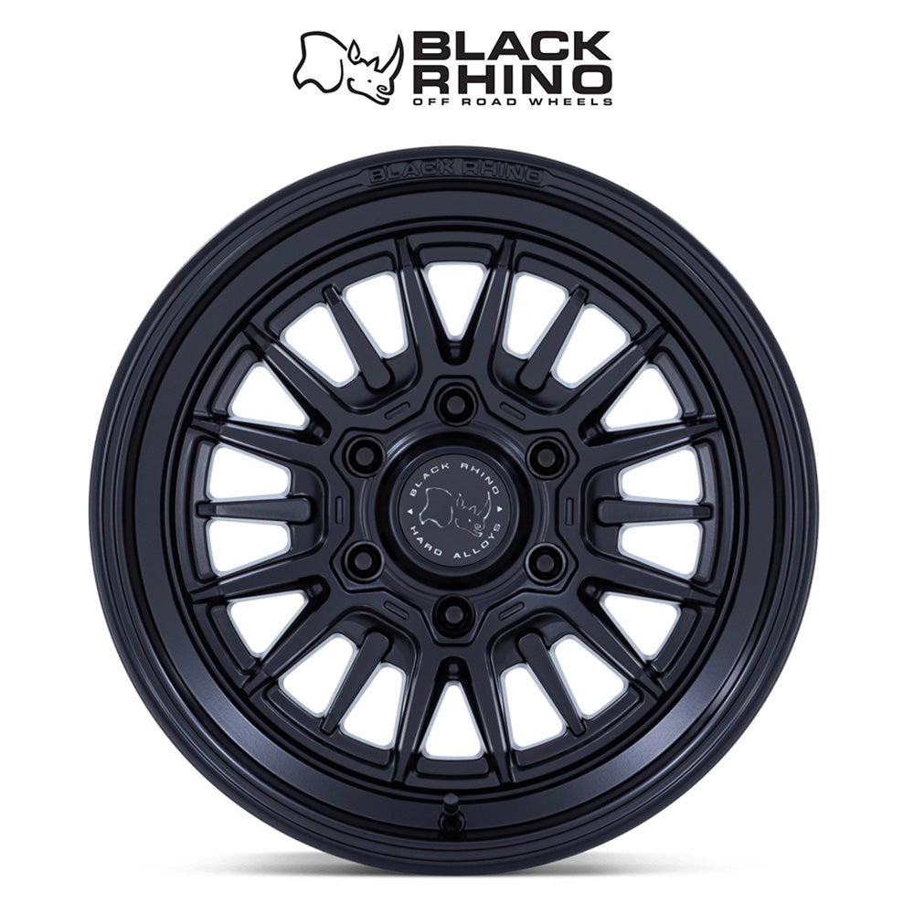 トヨタ ランドクルーザー用ブラックライノ タレオ 17x8.5J ET 25 フロント、リア マットブラック ホイール４本セット　Black Rhino TALEO 17X8.5 6X5.5 106 +25 M-BLK (消費税、送料込み)