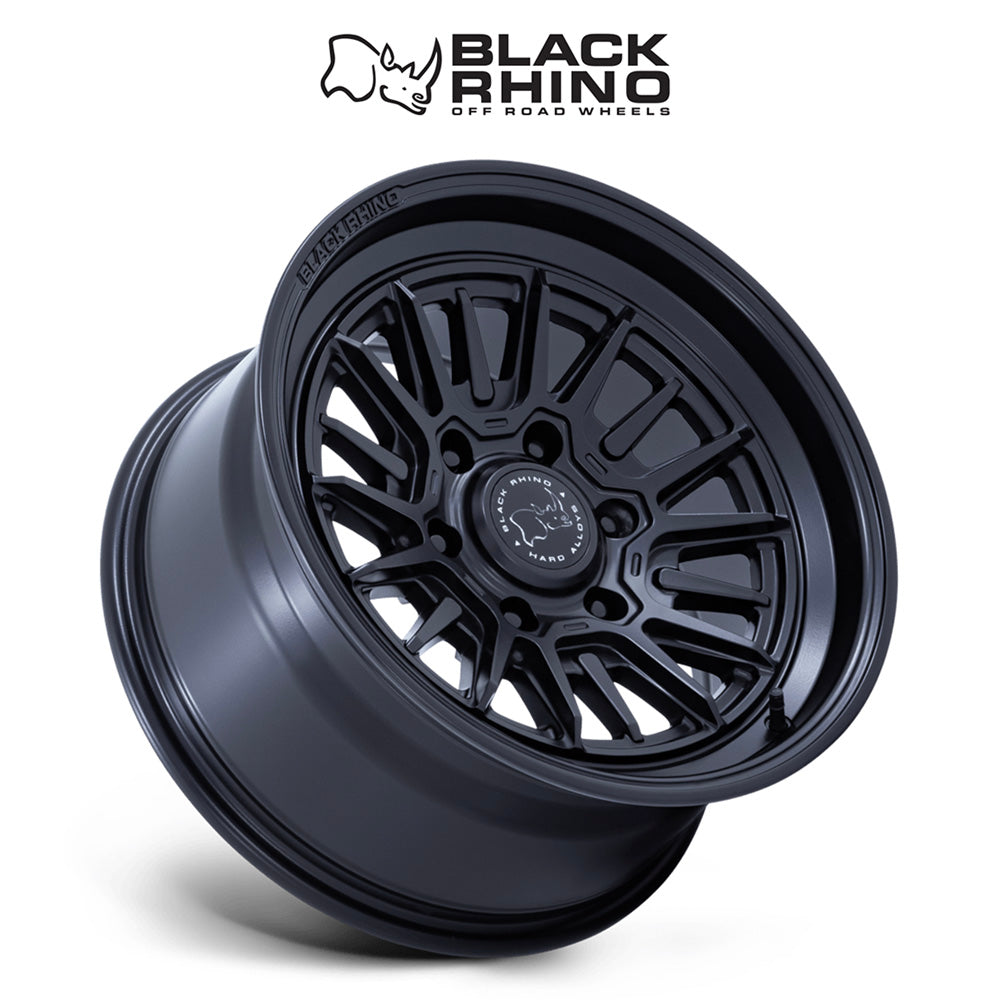 トヨタ ランドクルーザー用ブラックライノ タレオ 17x8.5J ET 25 フロント、リア マットブラック ホイール４本セット　Black Rhino TALEO 17X8.5 6X5.5 106 +25 M-BLK (消費税、送料込み)