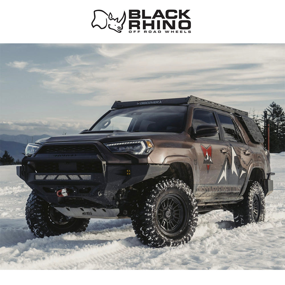トヨタ ランドクルーザー用ブラックライノ タレオ 17x8.5J ET 25 フロント、リア マットブラック ホイール４本セット　Black Rhino TALEO 17X8.5 6X5.5 106 +25 M-BLK (消費税、送料込み)