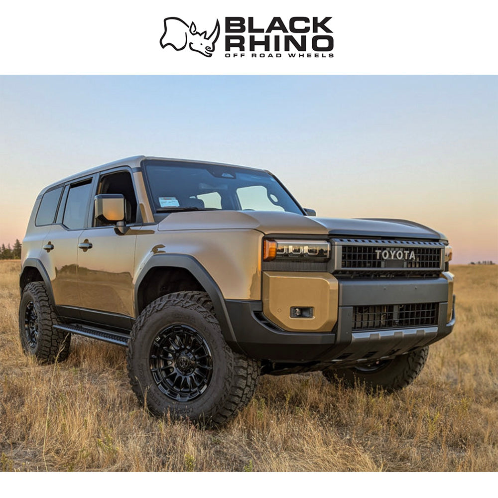トヨタ ランドクルーザー用 フューエル ライバル 17x8.5J ET 25 フロント、リア マットブラック/グロスブラックリップ ホイール４本セット　Fuel RIVAL 17X8.5 6X5.5 106 +25 M-BLK G-BLK (消費税、送料込み)