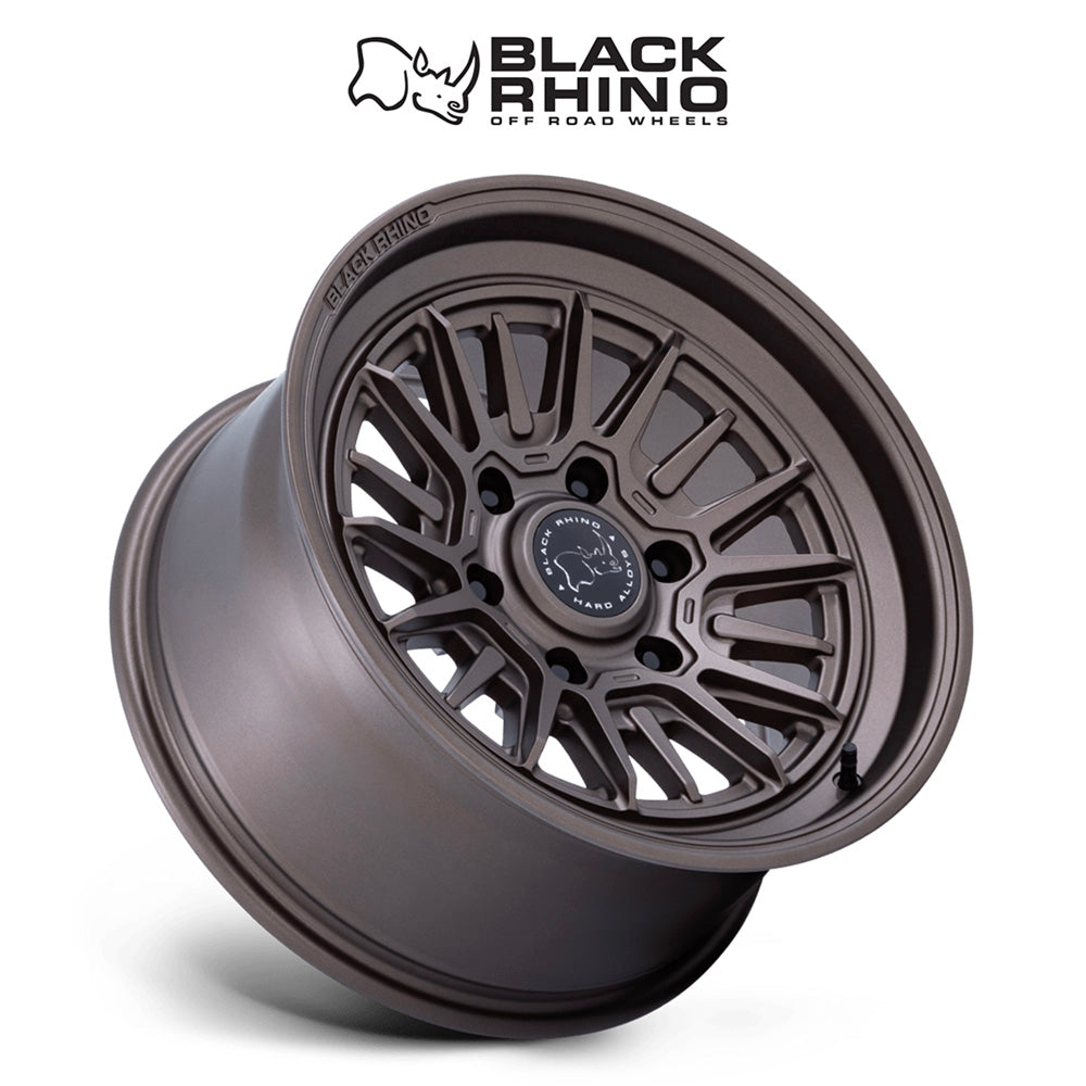 トヨタ ランドクルーザー用ブラックライノ タレオ 17x8.5J ET 25 フロント、リア バーント・ブロンズ ホイール４本セット　Black Rhino TALEO 17X8.5 6X5.5 106 +25 B-BRNZ (消費税、送料込み)