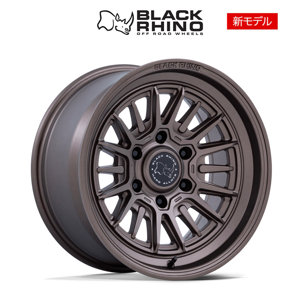 トヨタ ランドクルーザー用ブラックライノ タレオ 17x8.5J ET 25 フロント、リア バーント・ブロンズ ホイール４本セット　Black Rhino TALEO 17X8.5 6X5.5 106 +25 B-BRNZ (消費税、送料込み)