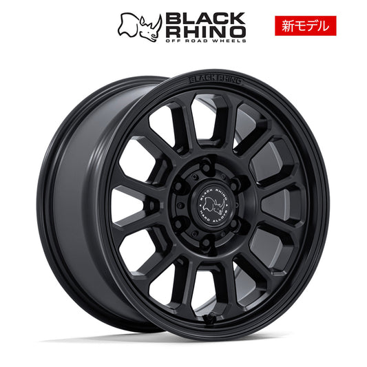 トヨタ ランドクルーザー用ブラックライノ アルタ 17x8.5J ET 32 フロント、リア マットブラック ホイール４本セット　Black Rhino ALTA 17X8 6X5.5 106 +32 M-BLK(消費税、送料込み)