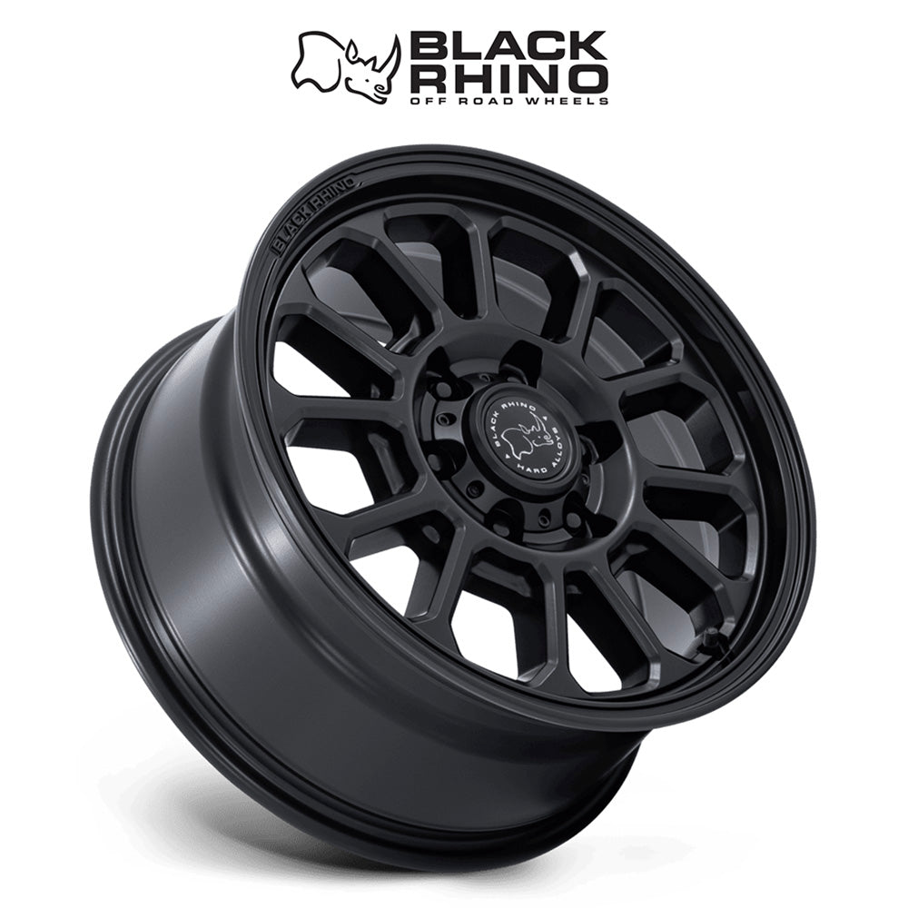 トヨタ ランドクルーザー用ブラックライノ アルタ 17x8.5J ET 32 フロント、リア マットブラック ホイール４本セット　Black Rhino ALTA 17X8 6X5.5 106 +32 M-BLK(消費税、送料込み)