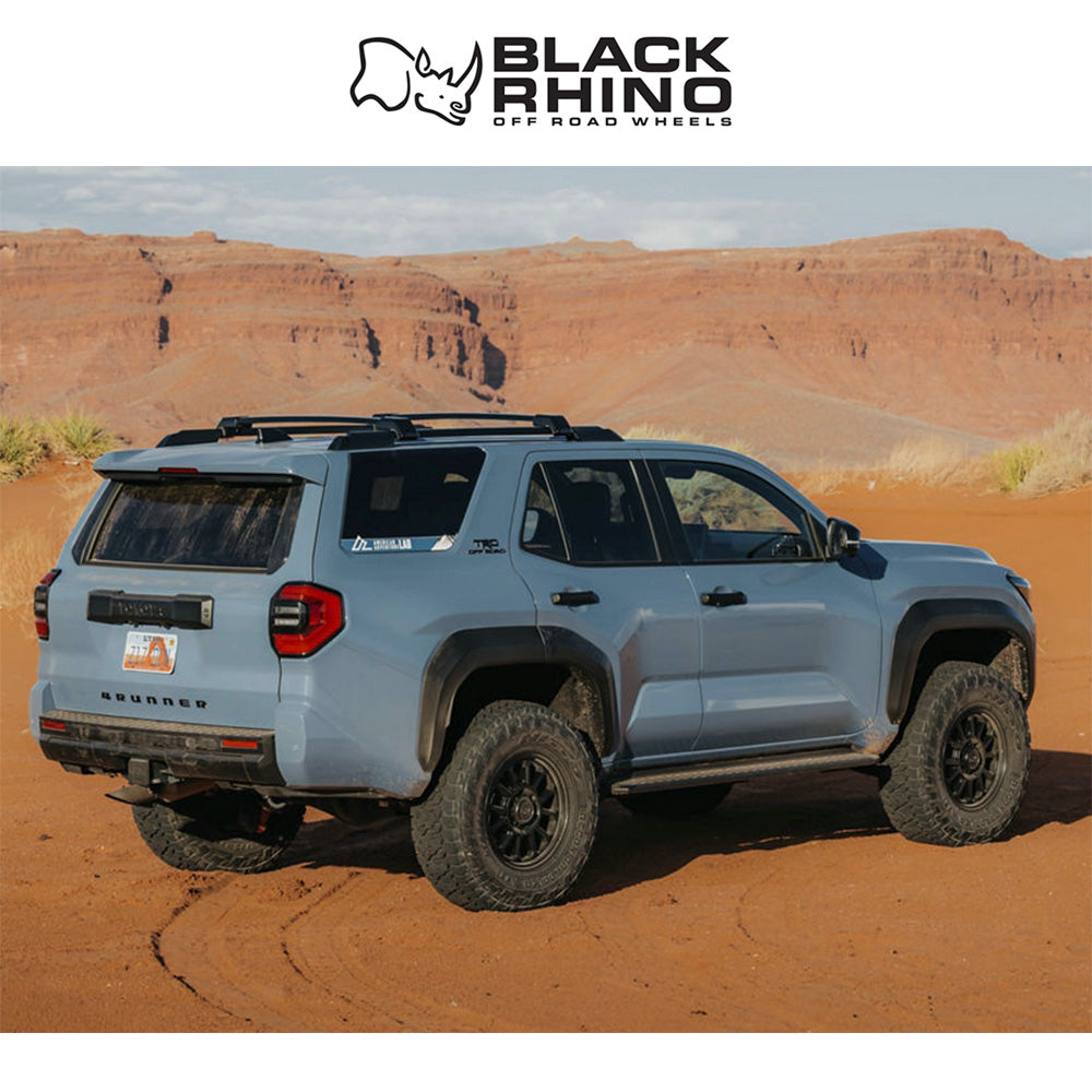 トヨタ ランドクルーザー用ブラックライノ アルタ 17x8.5J ET 32 フロント、リア マットブラック ホイール４本セット　Black Rhino ALTA 17X8 6X5.5 106 +32 M-BLK(消費税、送料込み)