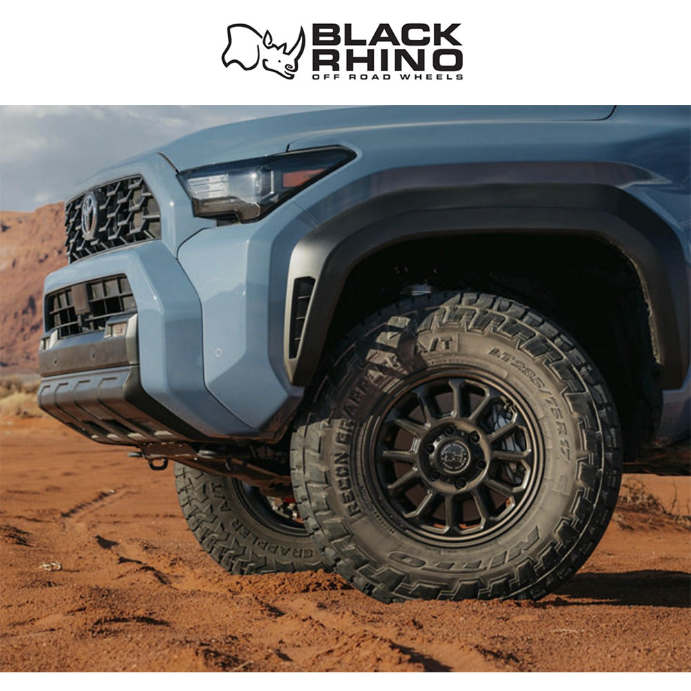 トヨタ ランドクルーザー用ブラックライノ アルタ 17x8.5J ET 32 フロント、リア マットブラック ホイール４本セット　Black Rhino ALTA 17X8 6X5.5 106 +32 M-BLK(消費税、送料込み)