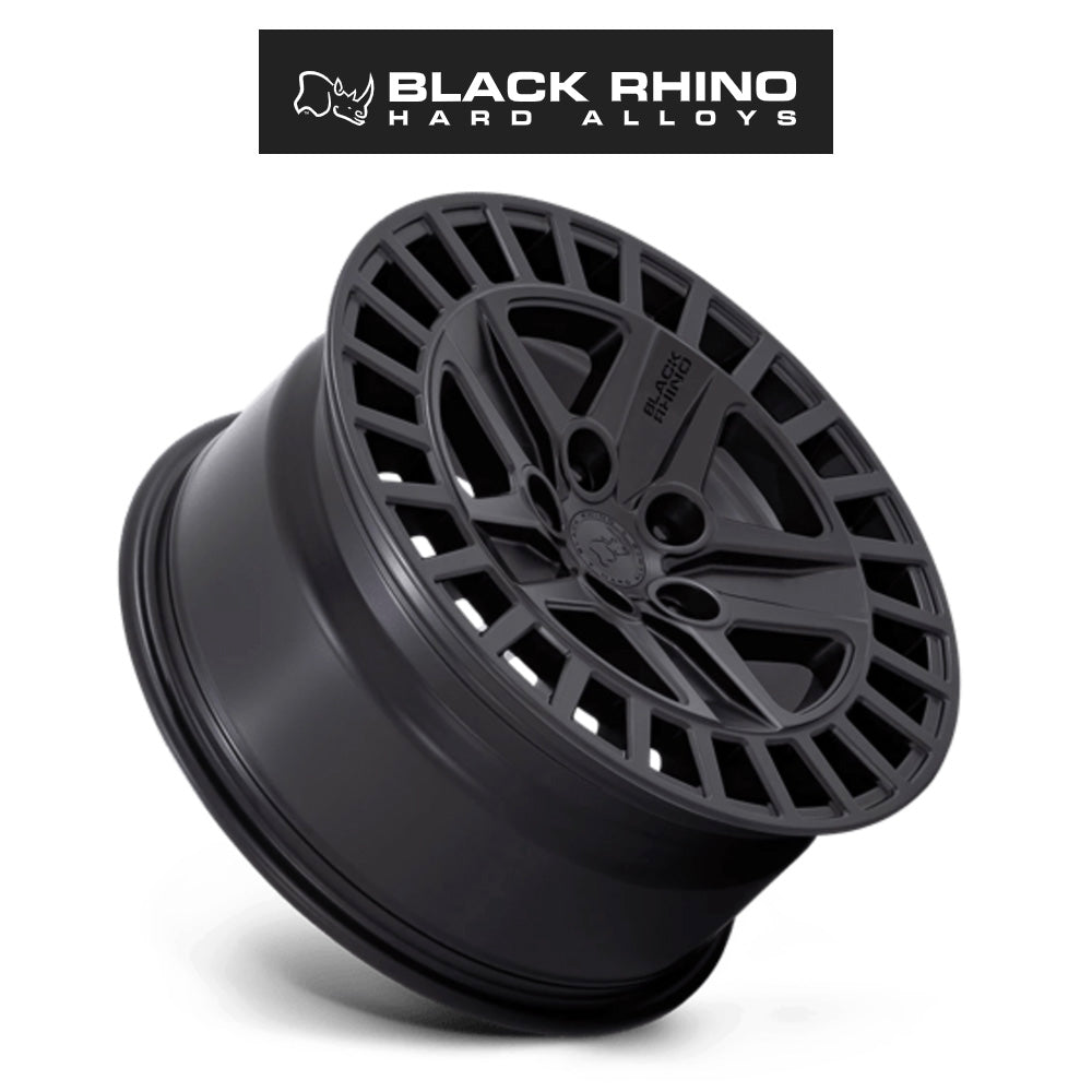 ランドローバー ディフェンダー１１０ (Land Rover Defender 110)用ブラックライノ アルストン 18x8.5J マットブラックホイール４本セット Black Rhino Alston BR005 18X8.5 5X120 M-BLK 25MM (送料無料)