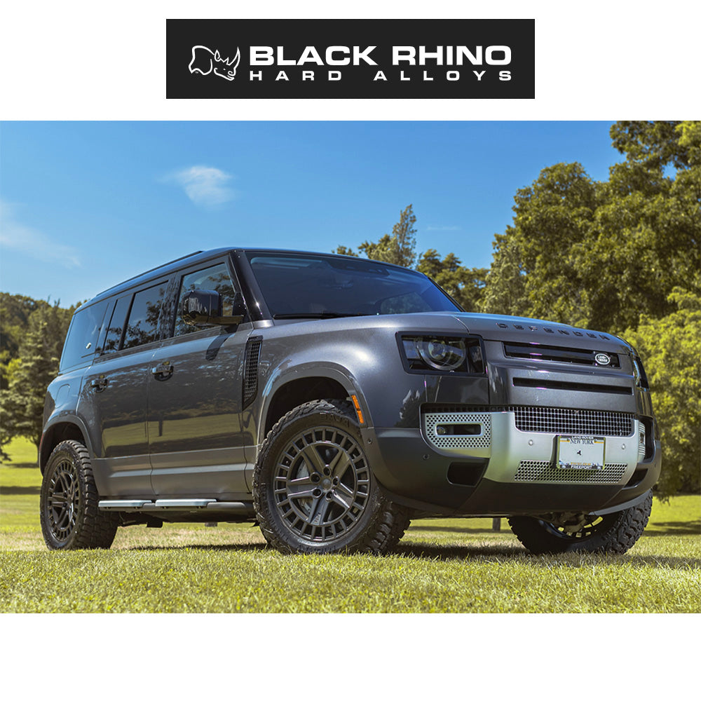ランドローバー ディフェンダー１１０ (Land Rover Defender 110)用ブラックライノ アルストン 18x8.5J マットブラックホイール４本セット Black Rhino Alston BR005 18X8.5 5X120 M-BLK 25MM (送料無料)