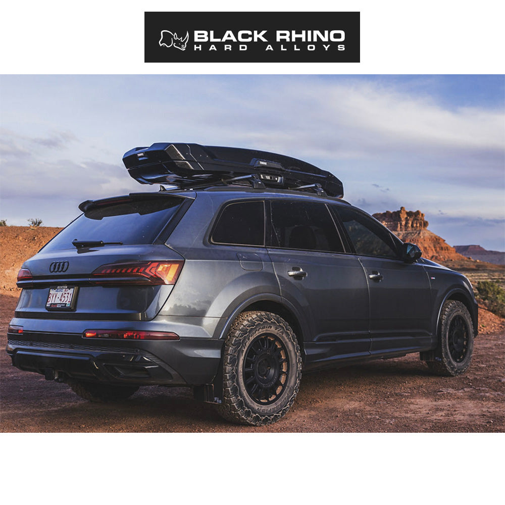 テスラ モデル３ (TESLA Model 3)用 ブラックライノ ヴォル 18x8J マットブラックホイール４本セット Black Rhino Voll BR015 18X8 5X4.5 M-BLK 25MM (送料無料)