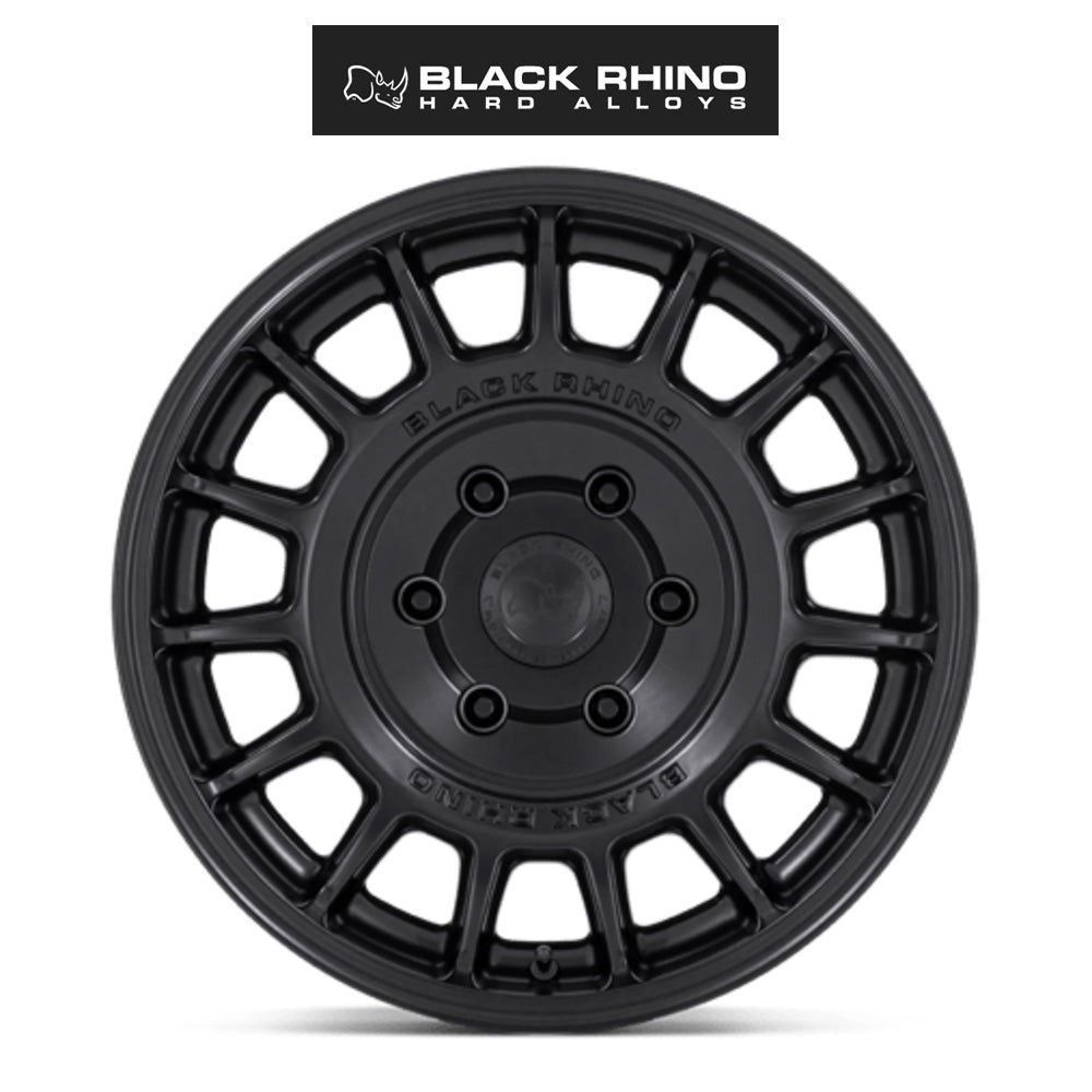 テスラ モデル３ (TESLA Model 3)用 ブラックライノ ヴォル 18x8J マットブラックホイール４本セット Black Rhino Voll BR015 18X8 5X4.5 M-BLK 25MM (送料無料)