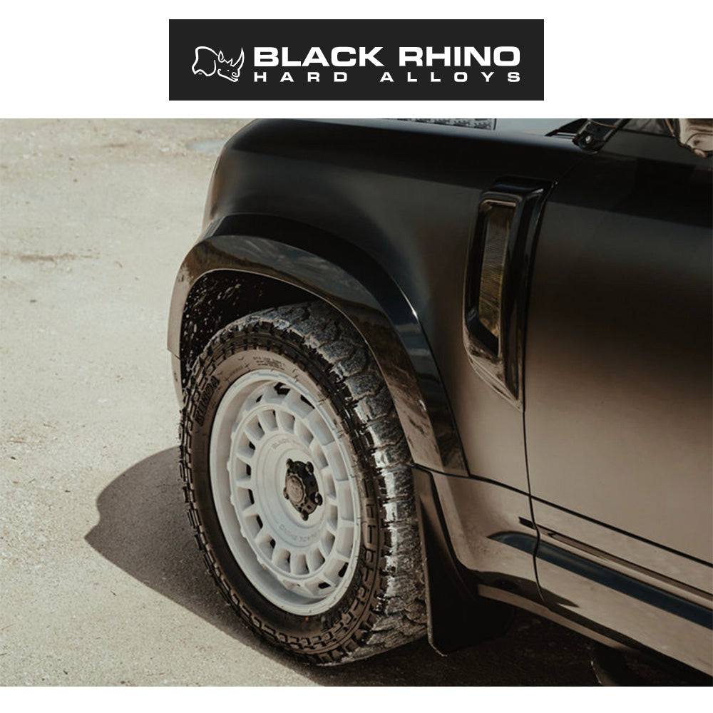 ランドローバー ディフェンダー１１０ (Land Rover Defender 110)用ブラックライノ エイウォル 20x8.5J マットブラックホイール４本セット BR024 20X8.5 5X120 M-BLK 25MM (送料無料)