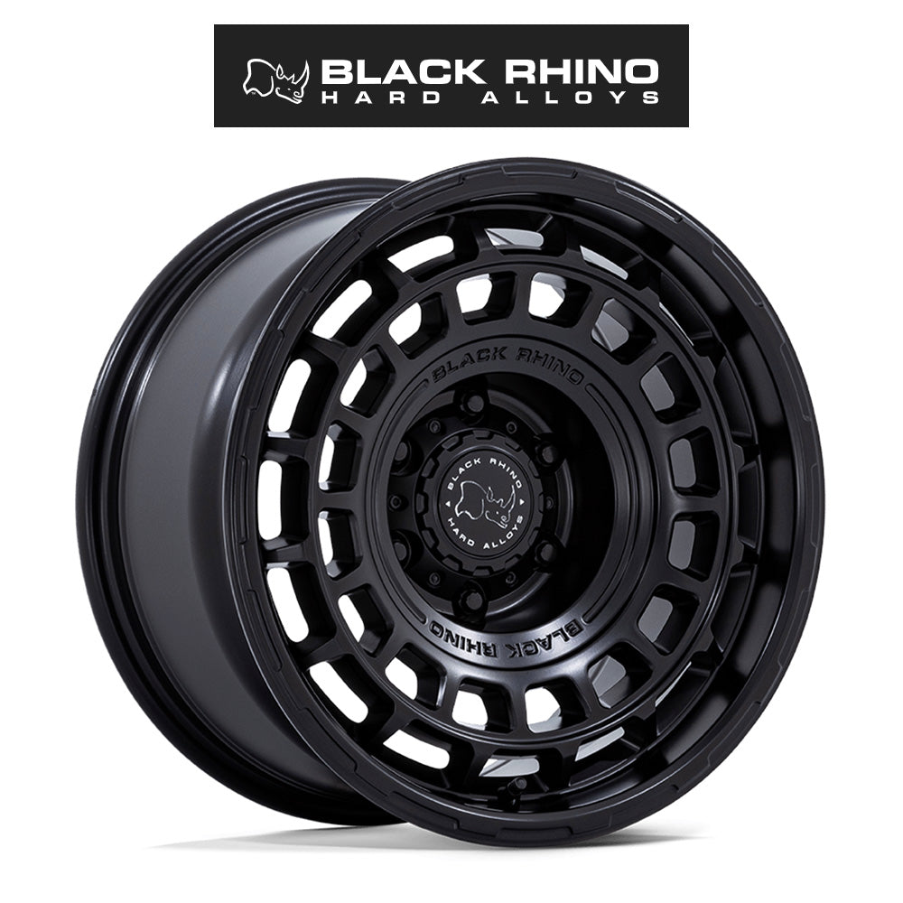 ランドローバー ディフェンダー１１０ (Land Rover Defender 110)用ブラックライノ エイウォル 20x8.5J マットブラックホイール４本セット BR024 20X8.5 5X120 M-BLK 25MM (送料無料)
