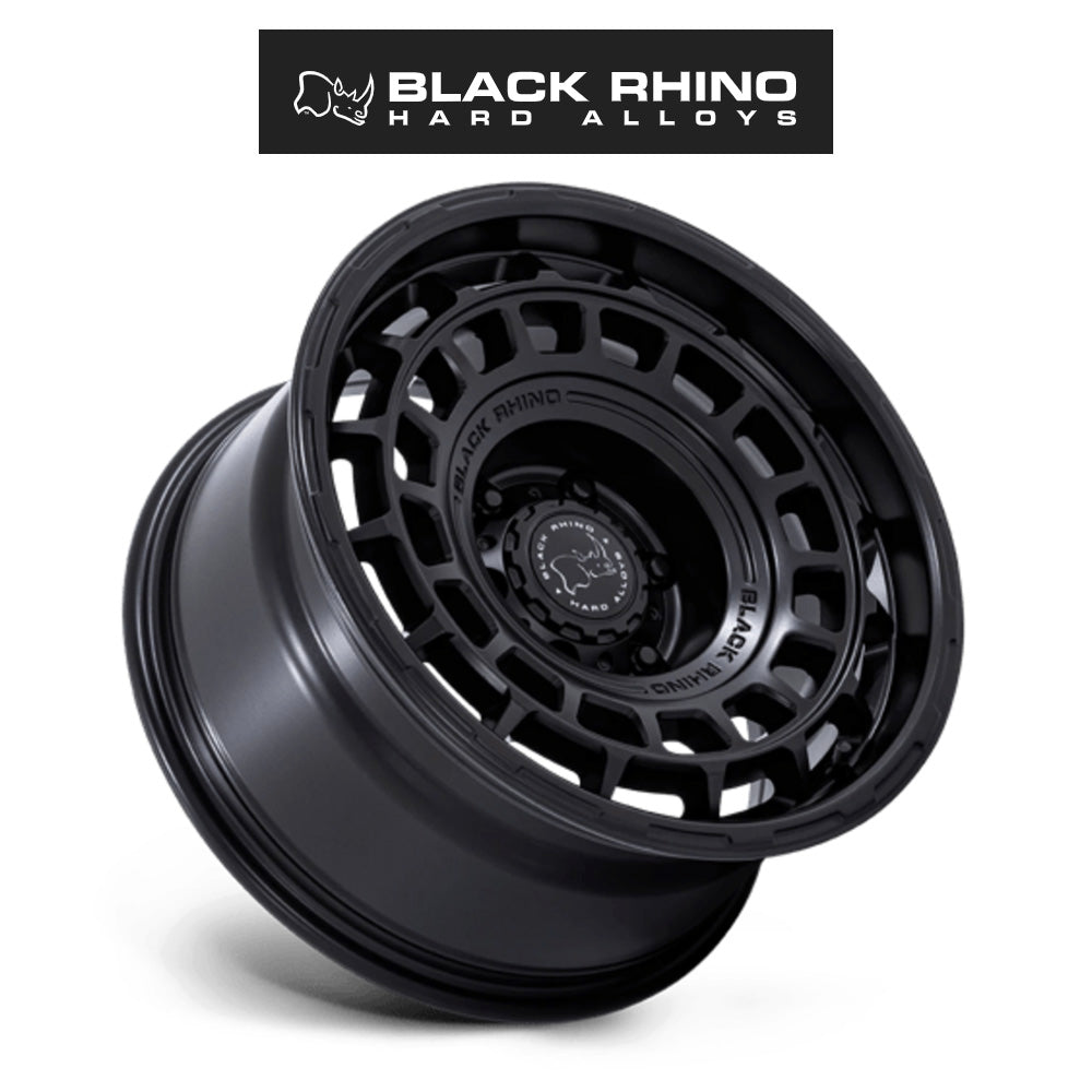 ランドローバー ディフェンダー１１０ (Land Rover Defender 110)用ブラックライノ エイウォル 20x8.5J マットブラックホイール４本セット BR024 20X8.5 5X120 M-BLK 25MM (送料無料)