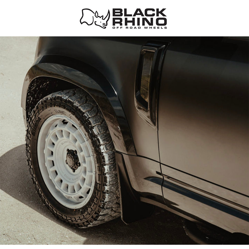 ランドローバー ディフェンダー１１０ (Land Rover Defender 110)用ブラックライノ エイウォル 20x8.5J グロスホワイト ホイール４本セット Black Rhino Awol BR024 20X8.5 5X120 G-WHT 25MM (送料無料)