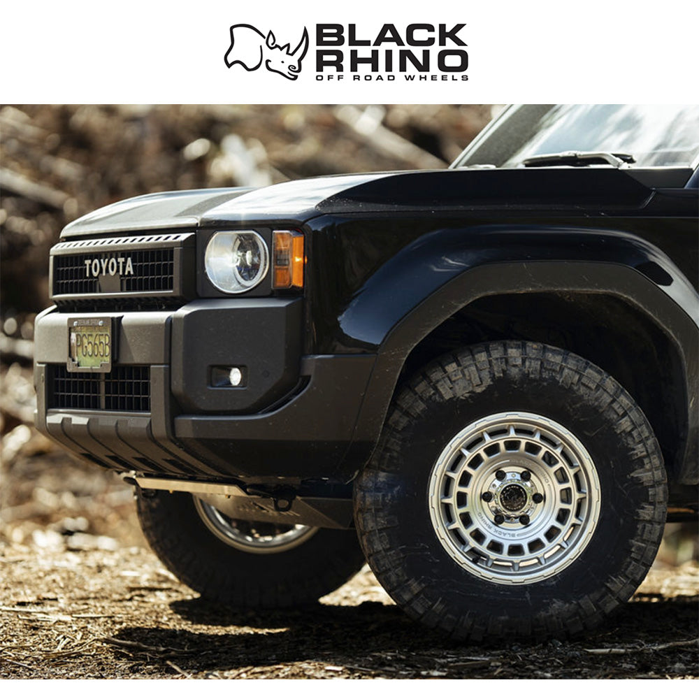 ランドローバー ディフェンダー１１０ (Land Rover Defender 110)用ブラックライノ エイウォル 20x8.5J シルバーマシンドフェイス ホイール４本セット BR024 20X8.5 5X120 SLV-MACH-FC 25MM (送料無料)