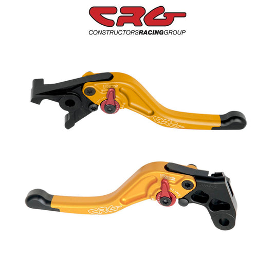 2018-2024年式 ドゥカティ パニガーレＶ４用 CRG RC2ブレーキ、クラッチレバーセット(ショートサイズ、ゴールド) (消費税、送料込み)