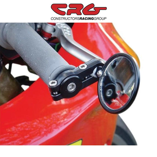 2018-2024年式 ドゥカティ パニガーレＶ４用 CRG ブラインドサイト バーエンドミラー(右側、ブラック)１個　CRG Blindsight Bar End Mirror  (消費税、送料込み)