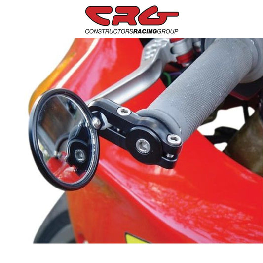 2018-2024年式 ドゥカティ パニガーレＶ４用 CRG ブラインドサイト バーエンドミラー(左側、ブラック)１個　CRG Blindsight Bar End Mirror  (消費税、送料込み)