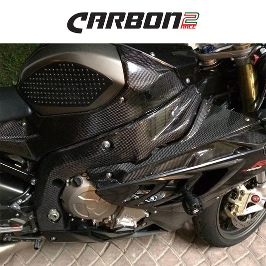 BMW S1000RR (2009-2014年式モデル)用 Carbon2race(カーボン・ツー・レース)製カーボンファイバー製エアインフィルパネル　BMW S 1000RR 2009-2014 Carbon Fiber Air Infill Panels (消費税、送料込み)