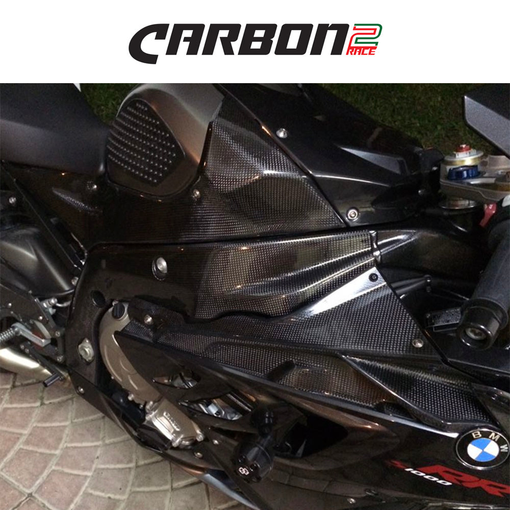 BMW S1000RR (2009-2014年式モデル)用 Carbon2race(カーボン・ツー・レース)製カーボンファイバー製エアインフィルパネル　BMW S 1000RR 2009-2014 Carbon Fiber Air Infill Panels (消費税、送料込み)