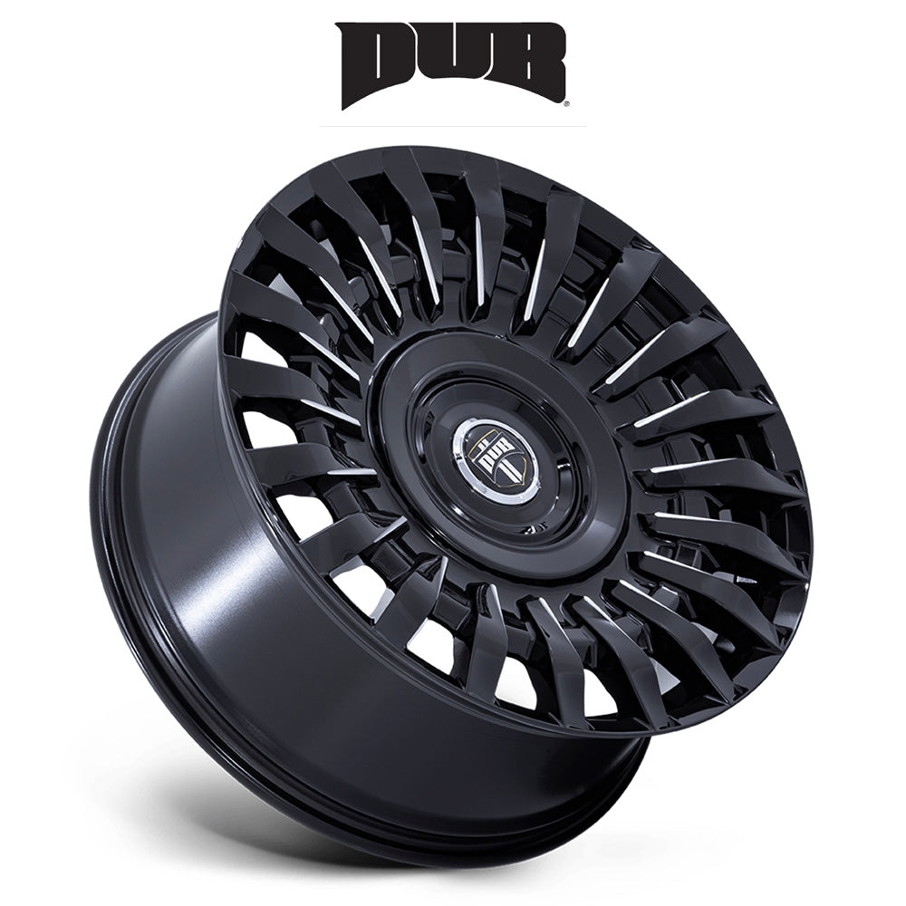 ダッジ チャージャー用 ダブ ホンチョウ 22x9J ET 15 フロント、リア グロスブラックミルド ホイール４本セット (消費税、送料込み)