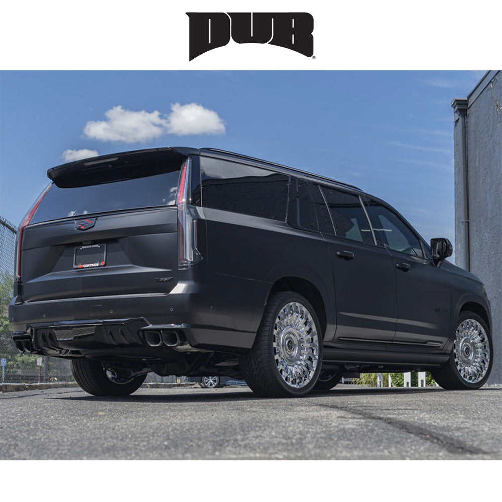 ダッジ チャージャー用 ダブ ホンチョウ 22x9J ET 15 フロント、リア クローム ホイール４本セット (消費税、送料込み)
