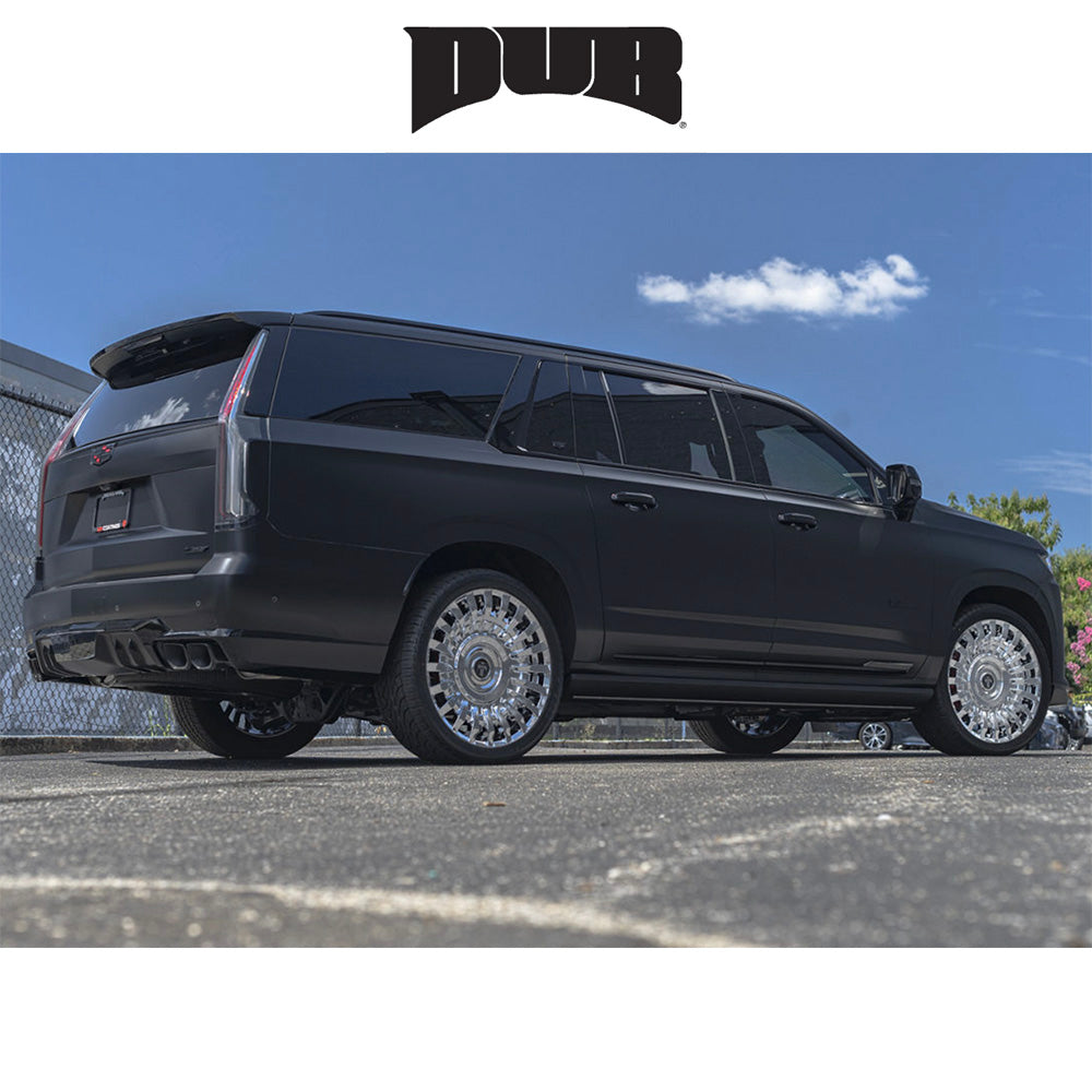 ダッジ チャージャー用 ダブ ホンチョウ 22x9J ET 15 フロント、リア クローム ホイール４本セット (消費税、送料込み)