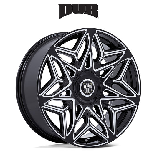 キャデラック エスカレード用 ダブ アノマリー 24x10J ET 25 フロント、リア グロスブラックミルド ホイール４本セット (消費税、送料込み)