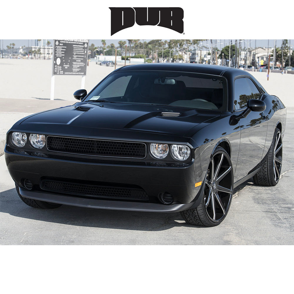 ダッジ チャレンジャー用 ダブ プッシュ 20x8.5J ET 10 フロント、リア グロスブラックミルド ホイール４本セット (消費税、送料込み)