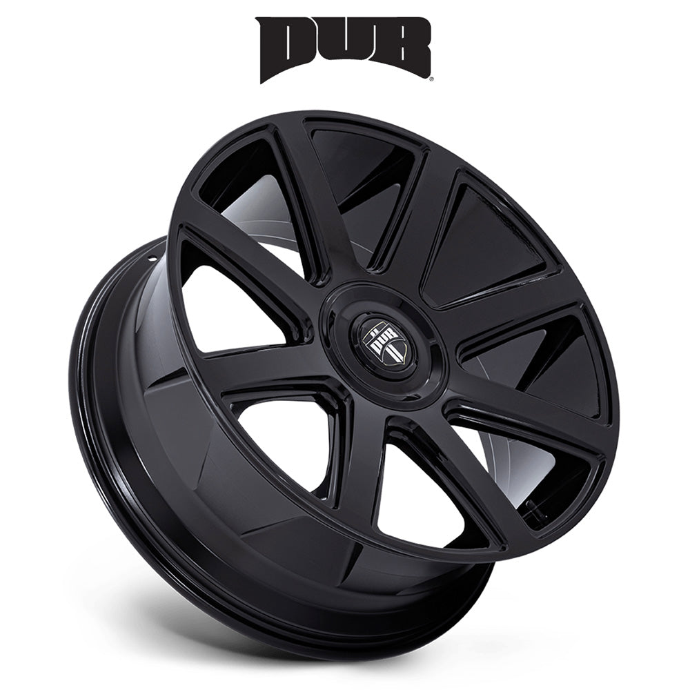 キャデラック エスカレード用 ダブ プル 24x10J ET 30 フロント、リア グロスブラック ホイール４本セット (消費税、送料込み)