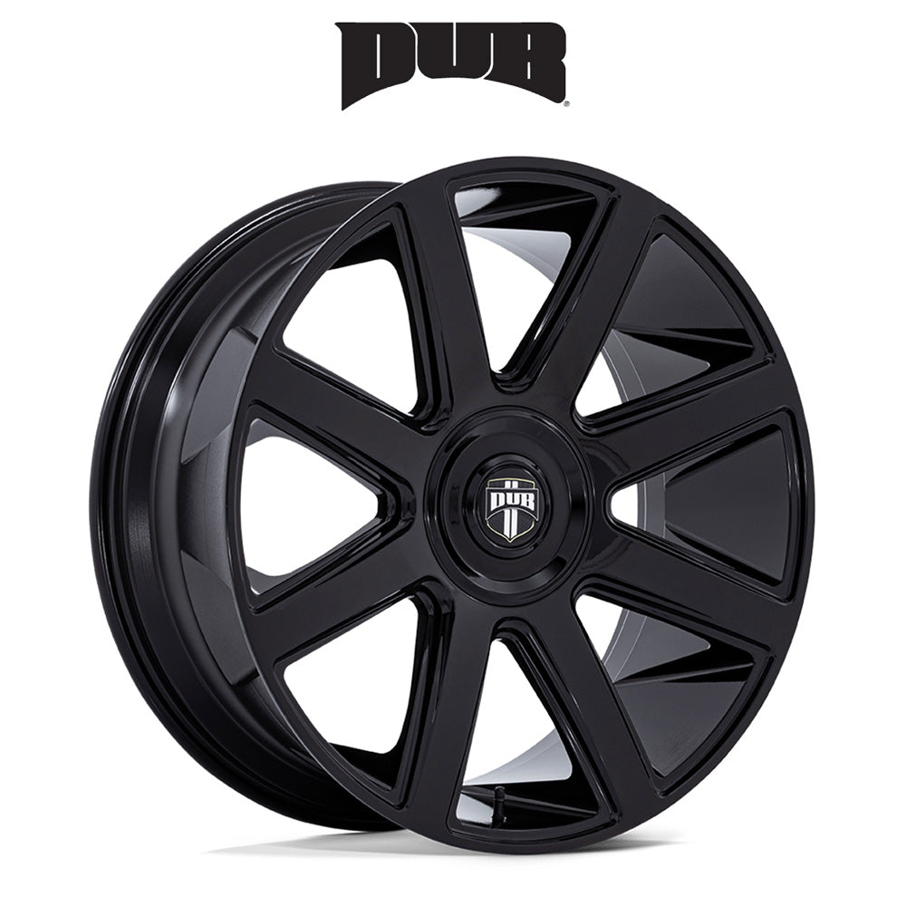 キャデラック エスカレード用 ダブ プル 24x10J ET 30 フロント、リア グロスブラック ホイール４本セット (消費税、送料込み)