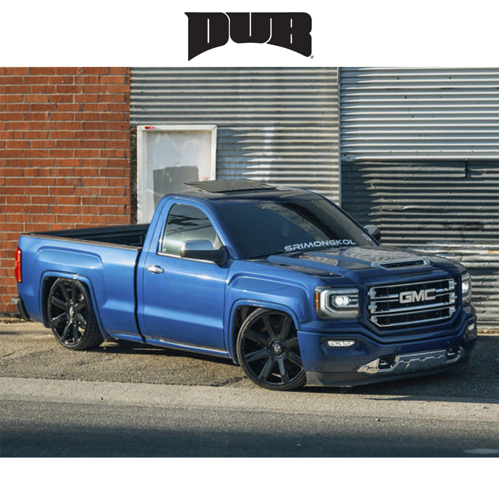 キャデラック エスカレード用 ダブ プル 24x10J ET 30 フロント、リア グロスブラック ホイール４本セット (消費税、送料込み)
