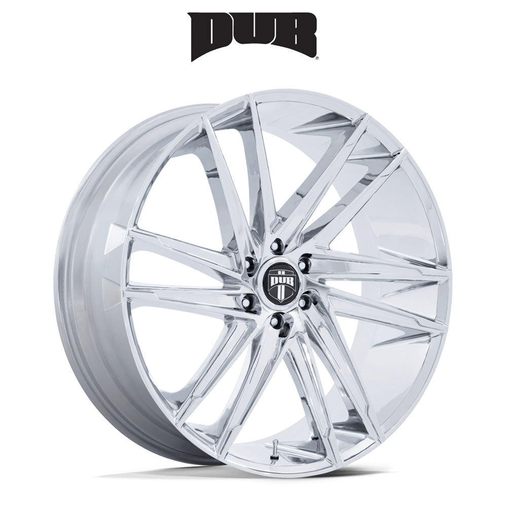 キャデラック エスカレード用 ダブ ブレイズ 24x10J ET 25 フロント、リア クローム ホイール４本セット (消費税、送料込み)