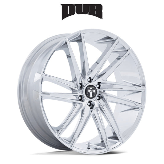 キャデラック エスカレード用 ダブ ブレイズ 24x10J ET 25 フロント、リア クローム ホイール４本セット (消費税、送料込み)