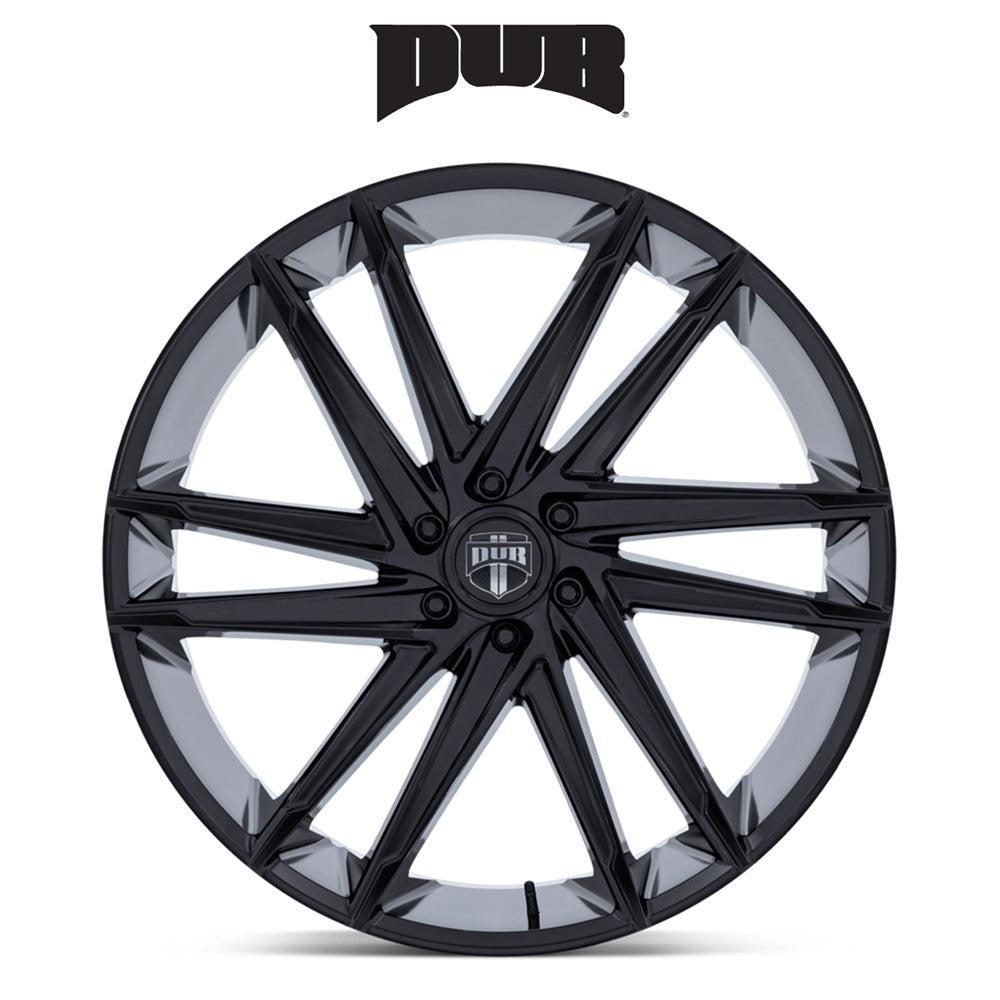 キャデラック エスカレード用 ダブ ブレイズ 24x10J ET 25 フロント、リア グロスブラック ホイール４本セット (消費税、送料込み)