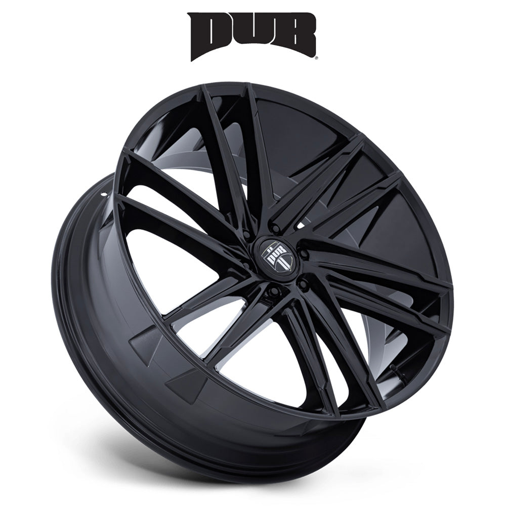 キャデラック エスカレード用 ダブ ブレイズ 24x10J ET 25 フロント、リア グロスブラック ホイール４本セット (消費税、送料込み)