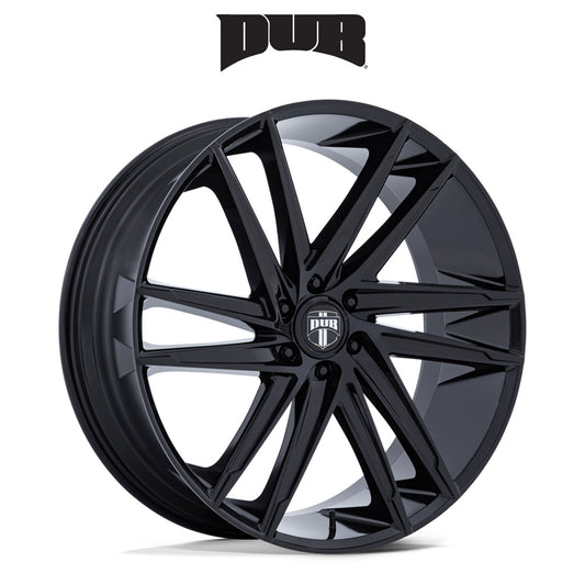 キャデラック エスカレード用 ダブ ブレイズ 24x10J ET 25 フロント、リア グロスブラック ホイール４本セット (消費税、送料込み)