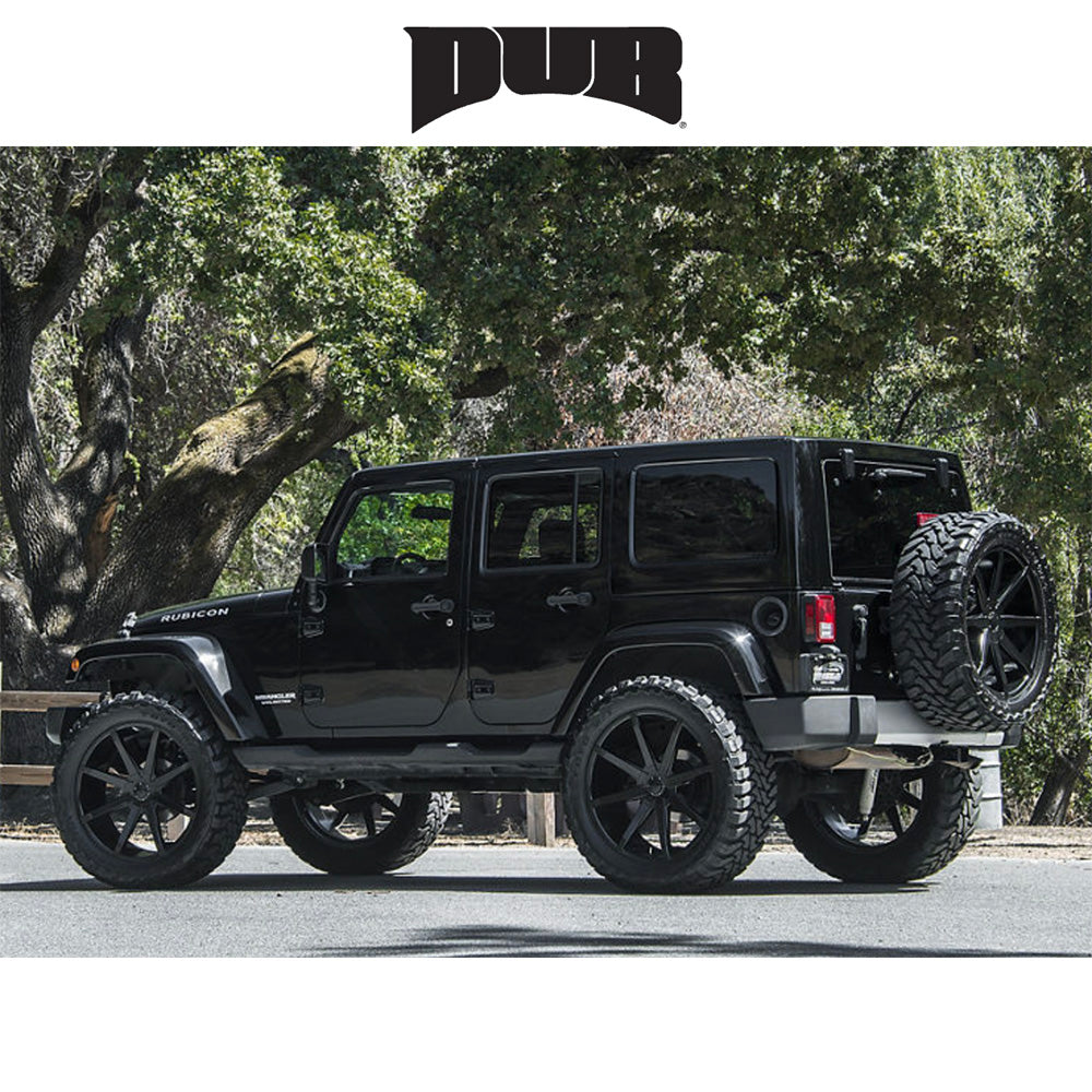キャデラック エスカレード用 ダブ プッシュ 20x8.5J ET 25 フロント、リア グロスブラック ホイール４本セット (消費税、送料込み)