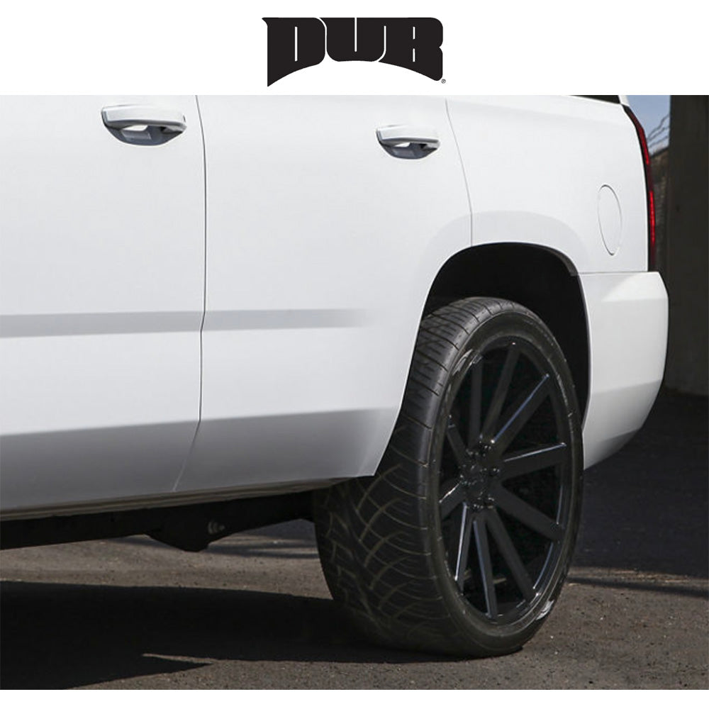 キャデラック エスカレード用 ダブ ショット・コーラー 22x9.5J ET 20 フロント、リア マット ブラック ダブル ダーク ティント ホイール４本セット (消費税、送料込み)