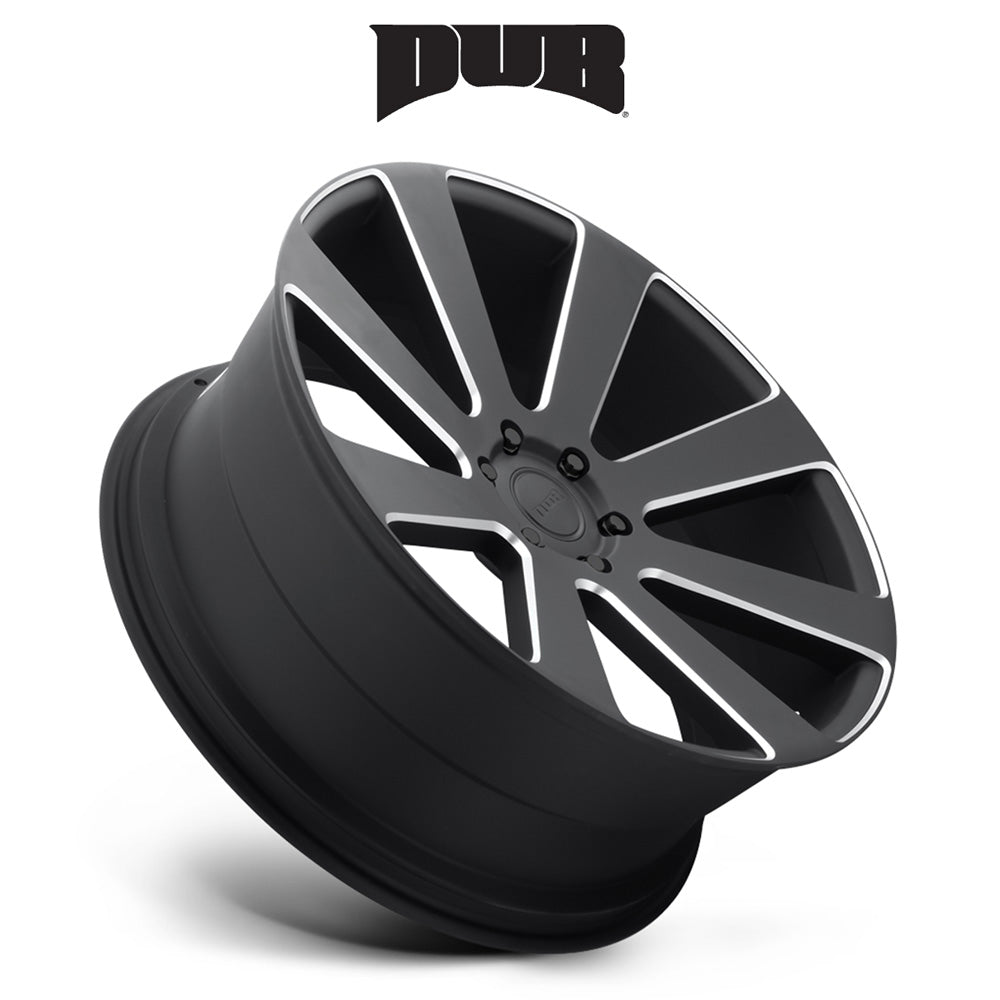 キャデラック エスカレード用 ダブ エイトボール 22x9.5J ET 20 フロント、リア マットブラックミルド ホイール４本セット (消費税、送料込み)  SKU S187229577+20 8-BALL 22X9.5 6X5.5 78.1 NBD +20