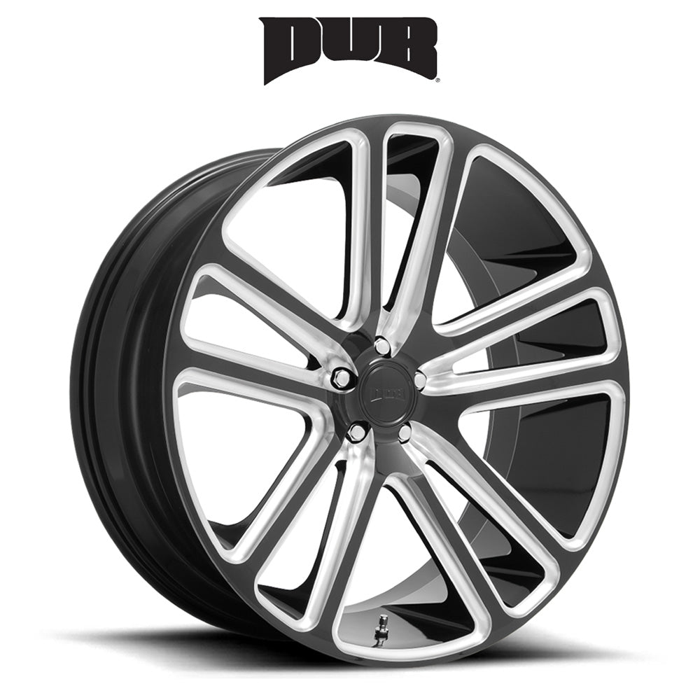 キャデラック エスカレード用 ダブ フレックス 24x10J ET 30 フロント、リア グロスブラックミルド ホイール４本セット (消費税、送料込み)