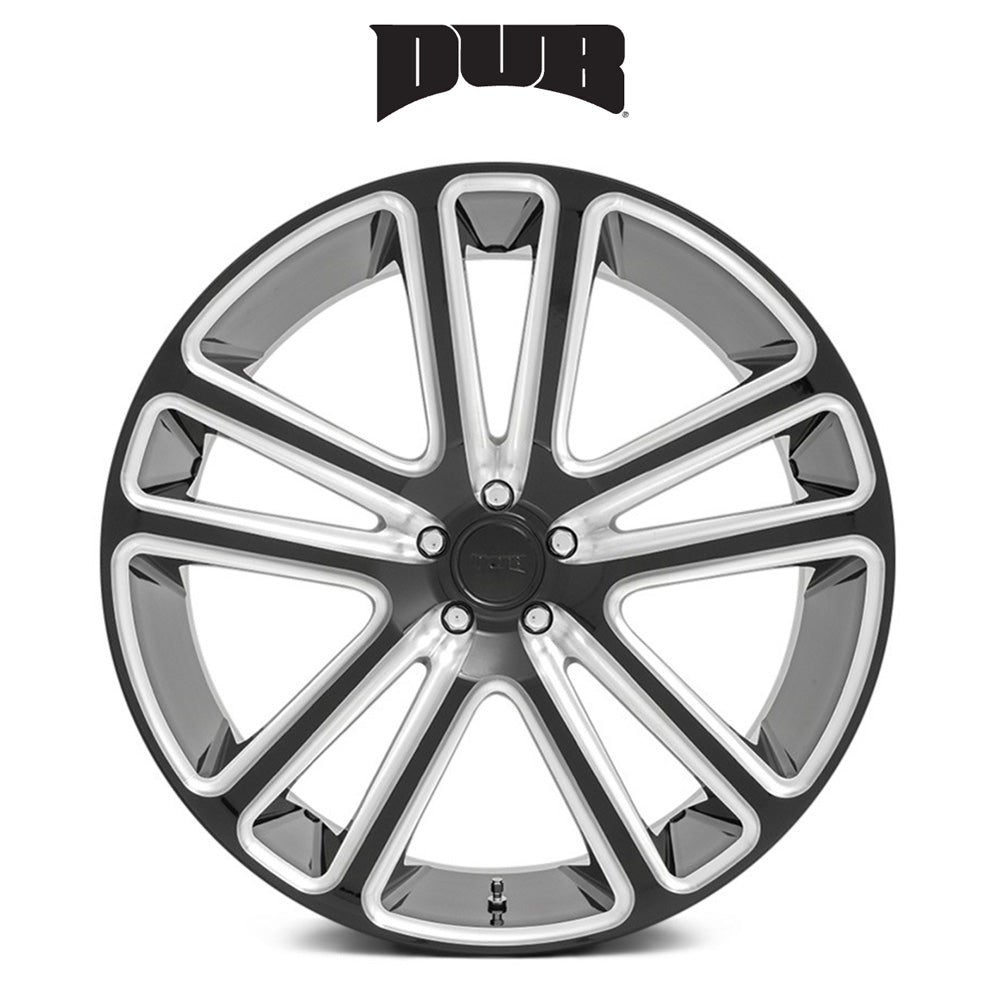 キャデラック エスカレード用 ダブ フレックス 24x10J ET 30 フロント、リア グロスブラックミルド ホイール４本セット (消費税、送料込み)