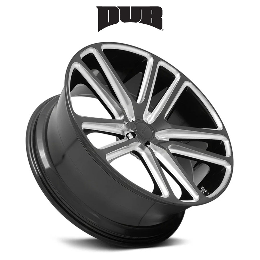 キャデラック エスカレード用 ダブ フレックス 24x10J ET 30 フロント、リア グロスブラックミルド ホイール４本セット (消費税、送料込み)