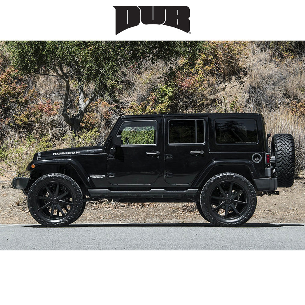 テスラ モデル３ (TESLA Model 3)用 ダブ プッシュ 20x8.5J グロスブラックミルドアクセント ホイール４本セット DUB Push S109 20X8.5 5X4.5/5.0 GL-BLK-MIL 30MM (送料無料)